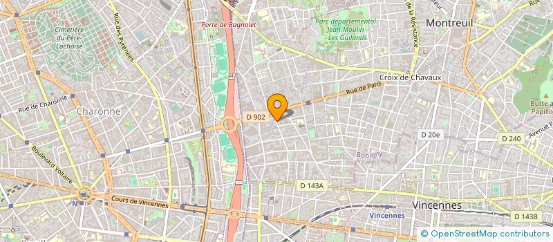 localisation de l'entreprise OISHII SUSHI à MONTREUIL