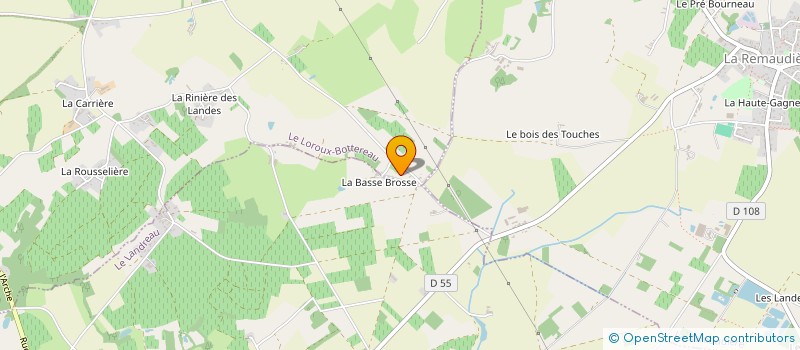 localisation de l'entreprise OISIMMO  LE LOROUX-BOTTEREAU