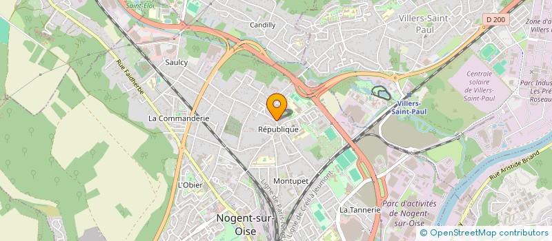 localisation de l'entreprise OISIS  NOGENT-SUR-OISE