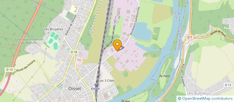 localisation de l'entreprise OISSEL TRANSPORTS à OISSEL
