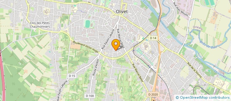 localisation de l'entreprise OIZO à OLIVET