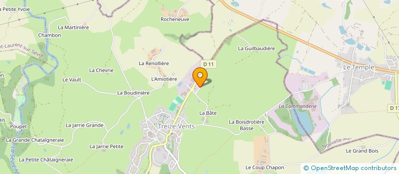 localisation de l'entreprise OJ 215  LES EPESSES