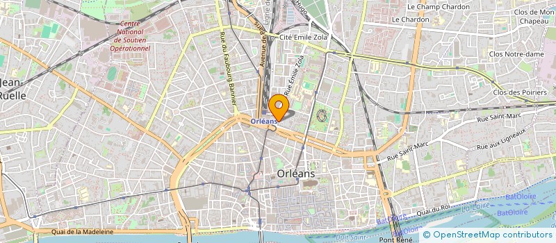 localisation de l'entreprise OJ&CO EVENTS à ORLEANS