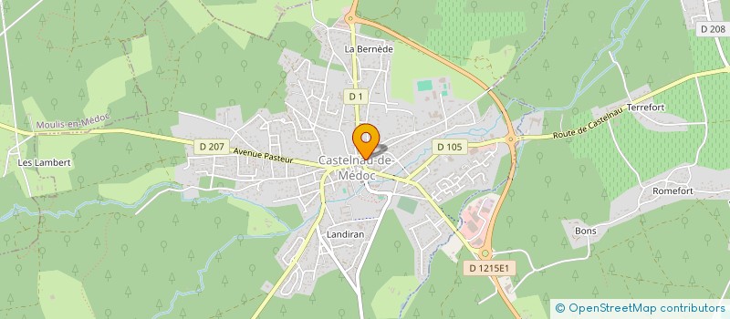 localisation de l'entreprise OJ CONCEPT à CASTELNAU-DE-MEDOC