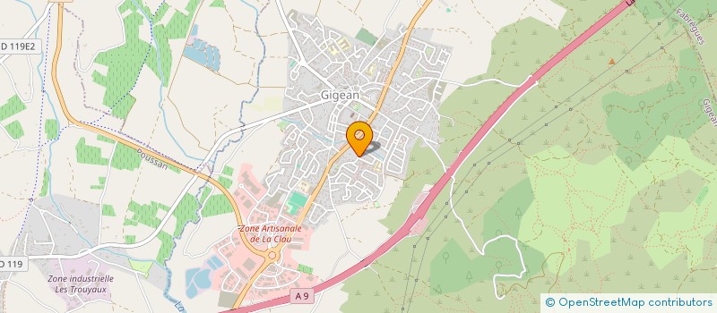 localisation de l'entreprise OJ CONSTRUCTION à GIGEAN