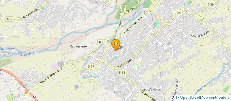 localisation de l'entreprise OJ DEPOTAGE  SAINT-PIERRE