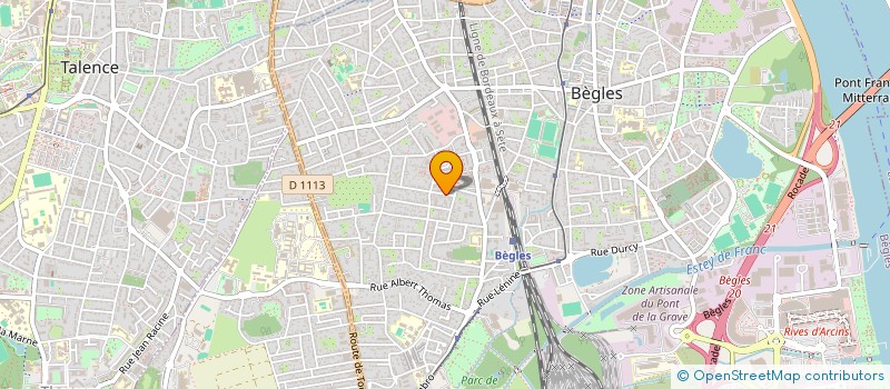 localisation de l'entreprise OJ FINANCES à BEGLES
