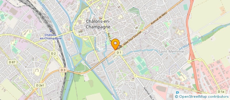 localisation de l'entreprise OJ IMMO à CHALONS-EN-CHAMPAGNE