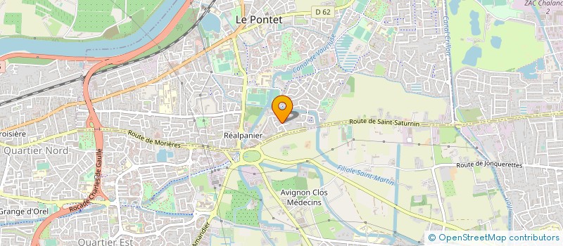 localisation de l'entreprise OJ LOC  ENTRAIGUES-SUR-LA-SORGUE