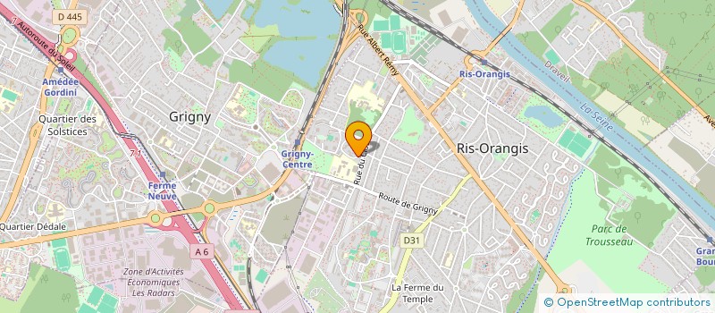 localisation de l'entreprise OJ NAVETTE à RIS-ORANGIS