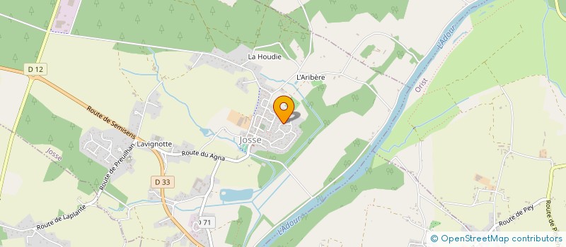 localisation de l'entreprise OJ2L EVENEMENTS  JOSSE