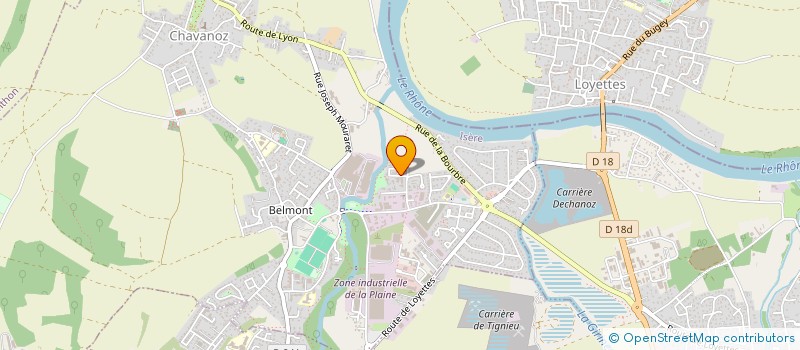 localisation de l'entreprise OJ2L INVEST  CHAVANOZ