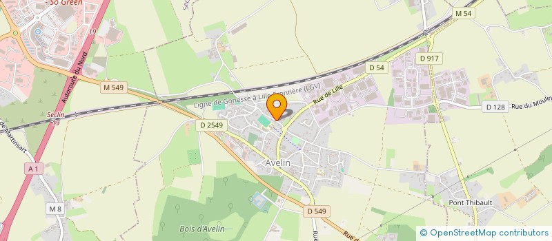 localisation de l'entreprise OJA  AVELIN