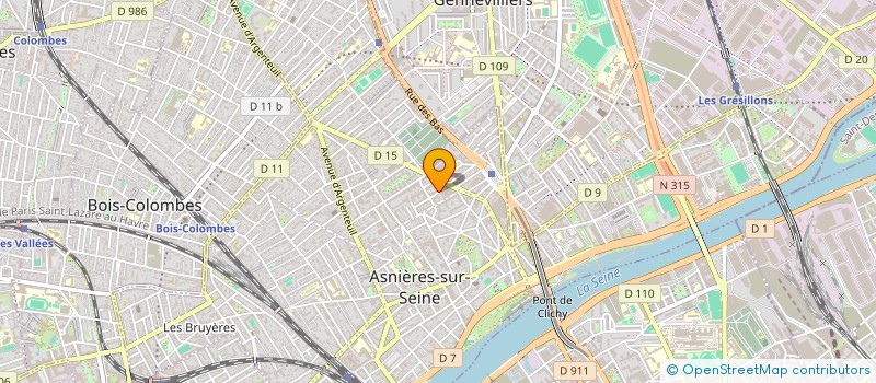 localisation de l'entreprise OJALVO DENIEL  ASNIERES-SUR-SEINE