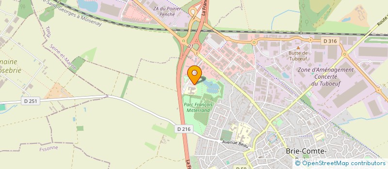 localisation de l'entreprise OJAS  BRIE-COMTE-ROBERT