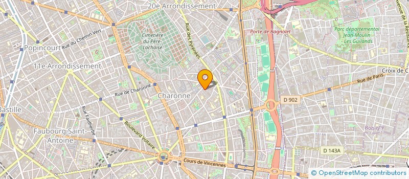 localisation de l'entreprise OJB BEAUTY ACADEMY  PARIS