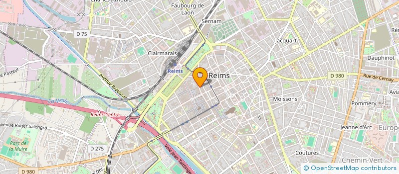 localisation de l'entreprise OJBBT  REIMS