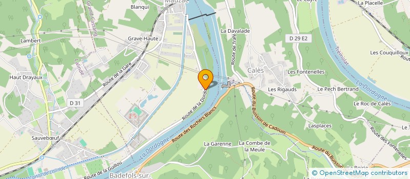 localisation de l'entreprise OJC IMMO à MAUZAC-ET-GRAND-CASTANG