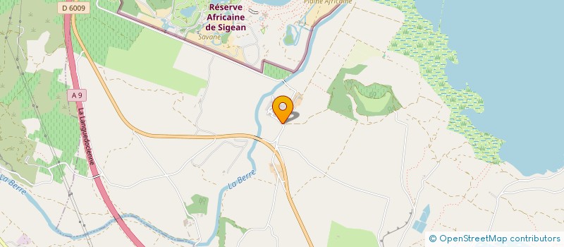 localisation de l'entreprise OJCM  SIGEAN