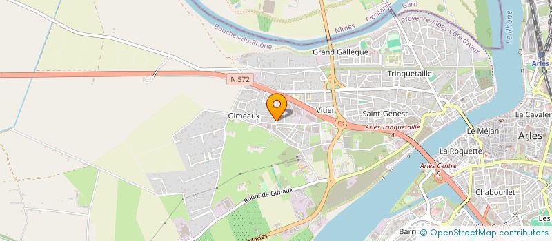 localisation de l'entreprise OJEA à ARLES