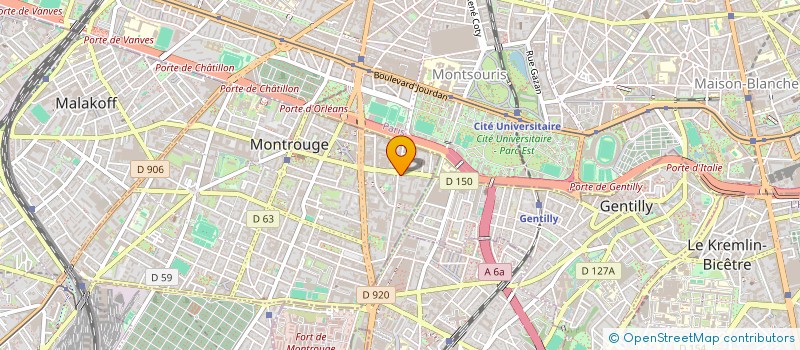 localisation de l'entreprise OJEDA  MONTROUGE