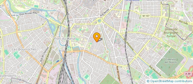 localisation de l'entreprise OJK ASSO  DIJON