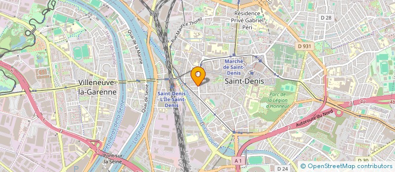 localisation de l'entreprise OJKO à SAINT-DENIS