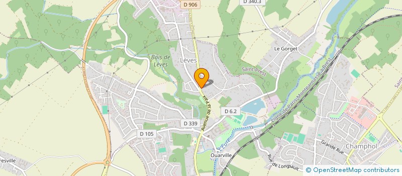 localisation de l'entreprise OJM à LEVES