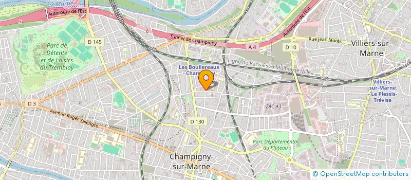 localisation de l'entreprise OJM DRIVER à CHAMPIGNY-SUR-MARNE