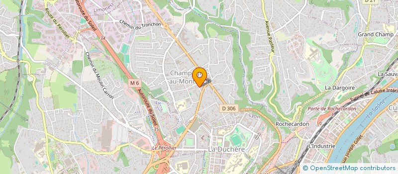 localisation de l'entreprise OJM IMMOBILIER  CHAMPAGNE-AU-MONT-D'OR