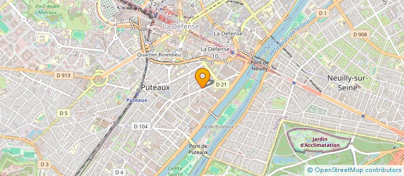 localisation de l'entreprise OJM INVEST  PUTEAUX