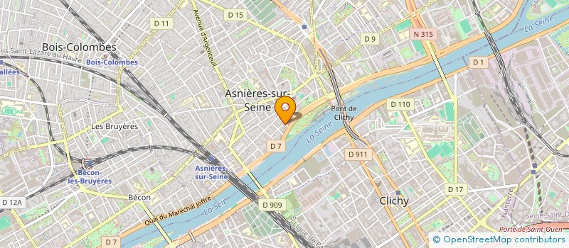 localisation de l'entreprise OJO  ASNIERES-SUR-SEINE