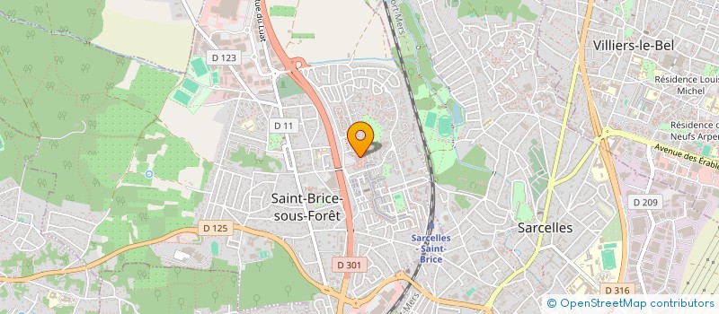 localisation de l'entreprise OJOS à SAINT-BRICE-SOUS-FORET