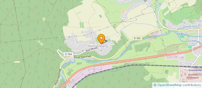 localisation de l'entreprise OJP  HEILIGENBERG