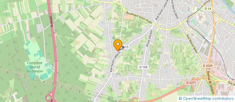 localisation de l'entreprise OJS à OLIVET