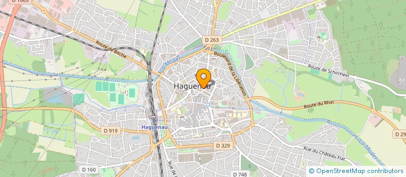 localisation de l'entreprise OJTT  HAGUENAU