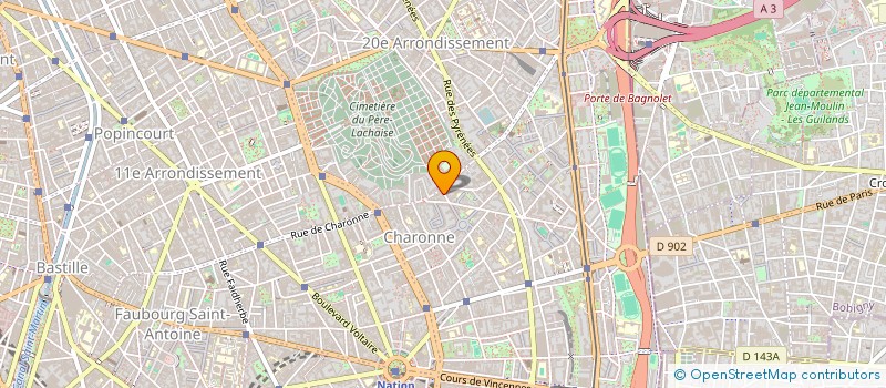 localisation de l'entreprise OK BAT  PARIS