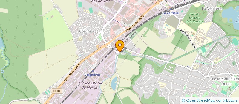 localisation de l'entreprise OK BTP  COIGNIERES