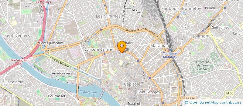 localisation de l'entreprise OK COIFFURE  TOULOUSE