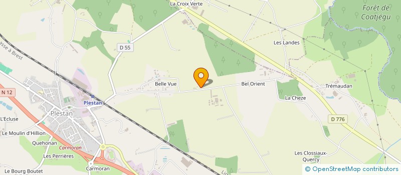 localisation de l'entreprise OK ! COMPUTER  PLENEE-JUGON