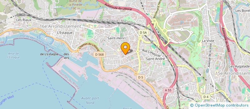 localisation de l'entreprise OK CONSEIL  MARSEILLE 16EME