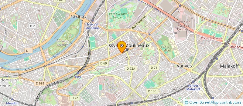 localisation de l'entreprise OK CONSULTECH à ISSY-LES-MOULINEAUX