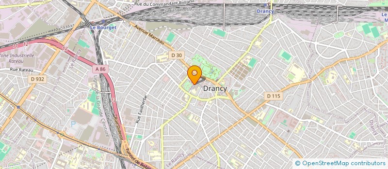 localisation de l'entreprise OK COURSES à DRANCY
