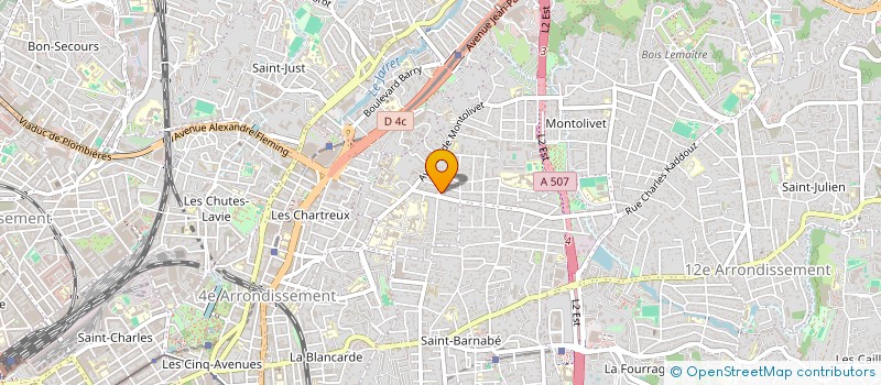 localisation de l'entreprise OK DIAGNOSTIC ET EXPERTISE à MARSEILLE