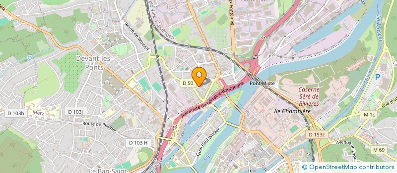 localisation de l'entreprise OK FOODS  METZ