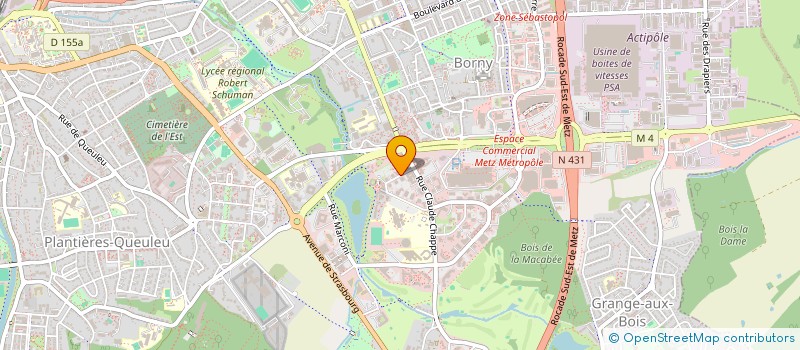 localisation de l'entreprise OK HOLDING  METZ