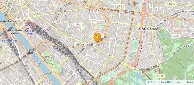 localisation de l'entreprise OK INTERIM  PARIS