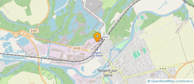 localisation de l'entreprise OK METAL  NOGENT-SUR-SEINE