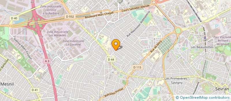 localisation de l'entreprise OK PIZZA à AULNAY-SOUS-BOIS