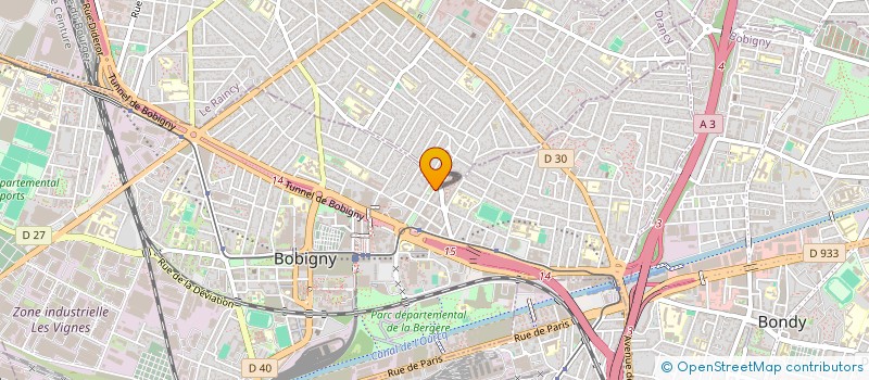 localisation de l'entreprise OK PLOMBERIE CHAUFFAGE  BOBIGNY